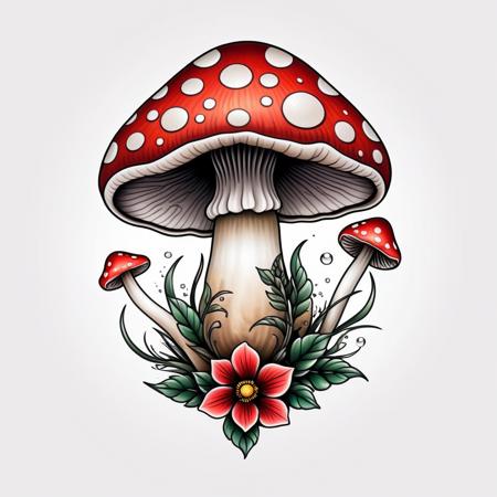 00101-1916395378-_lora_Traditional_Tattoos_0.65_ mushroom in style of tr4dt4t, traditional tattoo, white background,.png